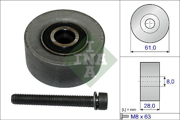 INA 532 0472 10 - Rola ghidare / conducere, curea distributie aaoparts.ro