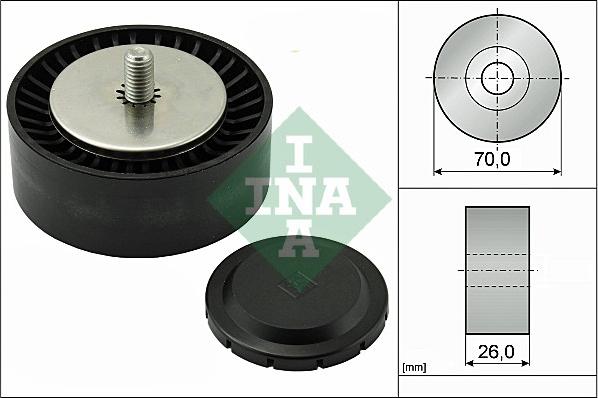 INA 532 0553 10 - Rola ghidare / conducere, curea transmisie aaoparts.ro