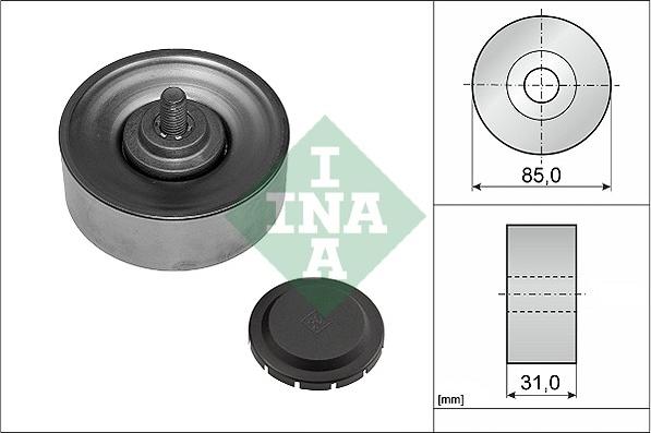 INA 532 0569 10 - Rola ghidare / conducere, curea transmisie aaoparts.ro