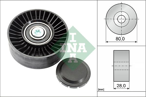 INA 532 0515 10 - Rola ghidare / conducere, curea transmisie aaoparts.ro