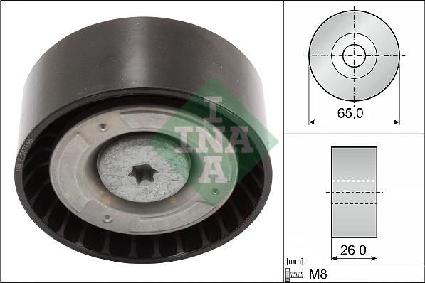 INA 532 0571 10 - Rola ghidare / conducere, curea transmisie aaoparts.ro