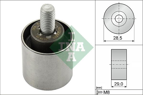 INA 532 0661 10 - Rola ghidare / conducere, curea distributie aaoparts.ro