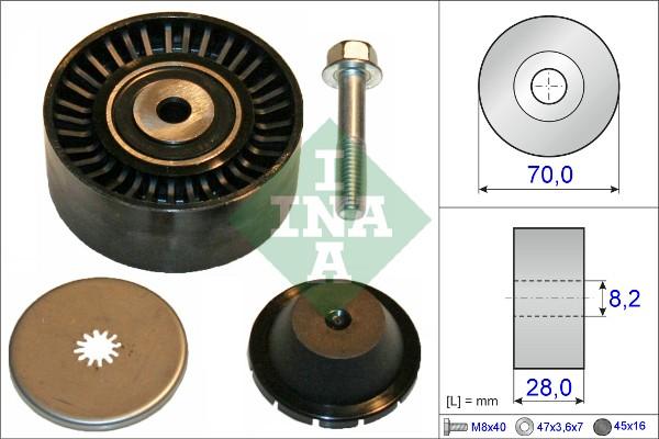 INA 532 0600 10 - Rola ghidare / conducere, curea transmisie aaoparts.ro