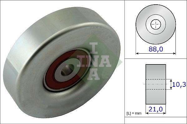 INA 532 0618 10 - Rola ghidare / conducere, curea transmisie aaoparts.ro