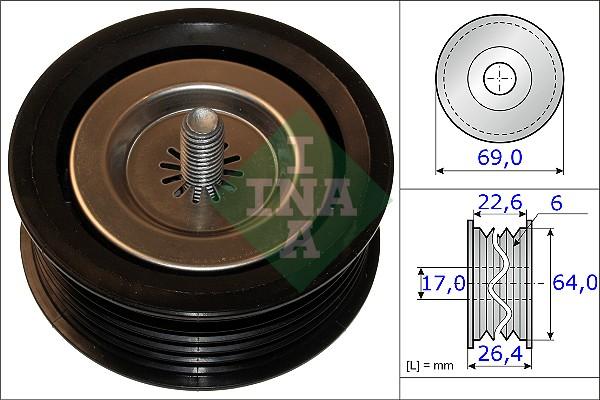 INA 532 0671 10 - Rola ghidare / conducere, curea transmisie aaoparts.ro