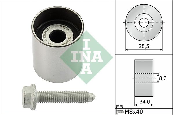 INA 532 0197 10 - Rola ghidare / conducere, curea distributie aaoparts.ro