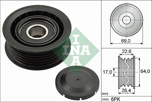 INA 532 0160 10 - Rola ghidare / conducere, curea transmisie aaoparts.ro