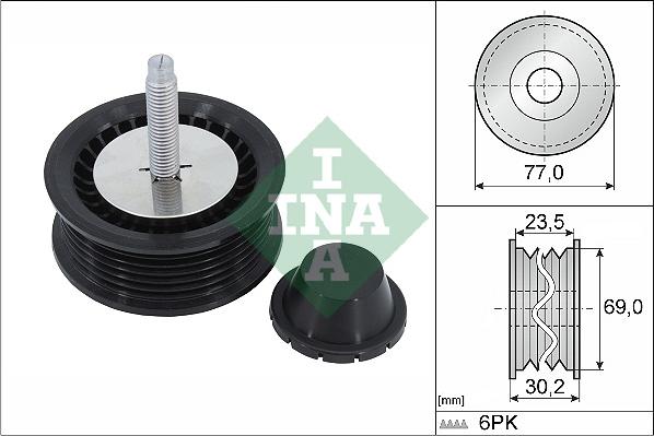 INA 532 0889 10 - Rola ghidare / conducere, curea transmisie aaoparts.ro