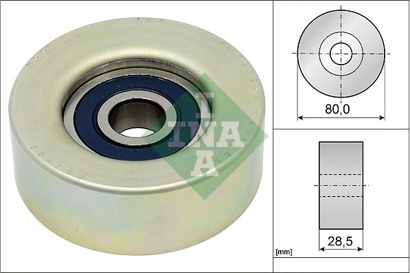 INA 532 0873 20 - Rola ghidare / conducere, curea transmisie aaoparts.ro