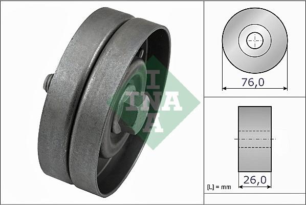 INA 532 0326 30 - Rola ghidare / conducere, curea transmisie aaoparts.ro