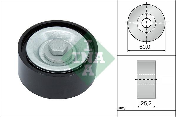 INA 532 0715 10 - Rola ghidare / conducere, curea transmisie aaoparts.ro