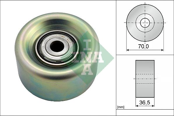INA 532 0780 10 - Rola ghidare / conducere, curea transmisie aaoparts.ro