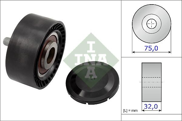 INA 532 0722 10 - Rola ghidare / conducere, curea transmisie aaoparts.ro