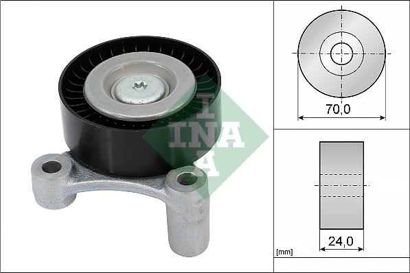 INA 532 1002 10 - Rola ghidare / conducere, curea transmisie aaoparts.ro