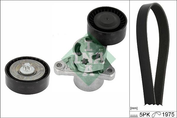 INA 529 0545 10 - Set curea transmisie cu caneluri aaoparts.ro