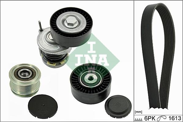 INA 529 0003 10 - Set curea transmisie cu caneluri aaoparts.ro