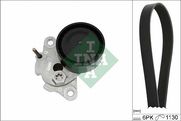 INA 529 0086 10 - Set curea transmisie cu caneluri aaoparts.ro