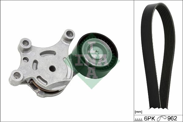 INA 529 0298 10 - Set curea transmisie cu caneluri aaoparts.ro