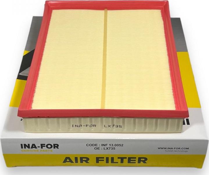 INA-FOR INF13.0052 - Filtru aer aaoparts.ro