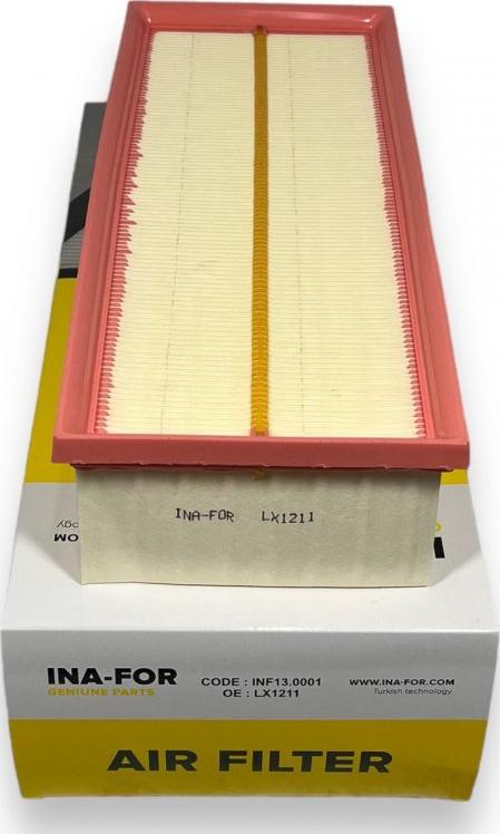 INA-FOR INF13.0001 - Filtru aer aaoparts.ro