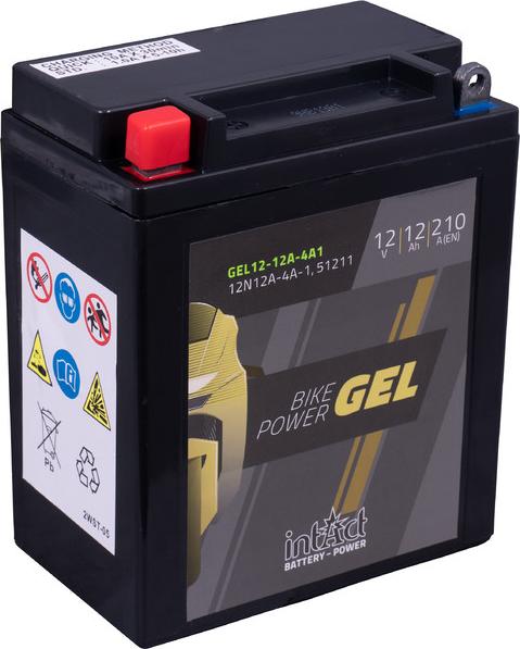 INTACT GEL12-12A-4A1 - Baterie de pornire aaoparts.ro