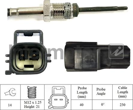 INTERMOTOR 27421 - Senzor, temperatura gaze evacuare aaoparts.ro