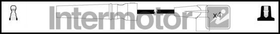 INTERMOTOR 76024 - Set cablaj aprinder aaoparts.ro