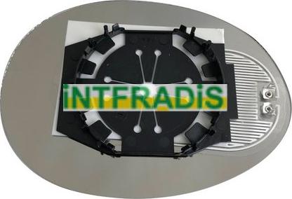 INTFRADIS 12205 - Sticla oglinda, oglinda retrovizoare exterioara aaoparts.ro