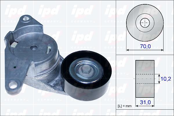 IPD 15-3842 - Intinzator curea, curea distributie aaoparts.ro