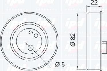 IPD 15-3215 - Rola intinzator,curea distributie aaoparts.ro
