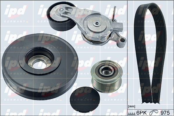 IPD 20-1862 - Set curea transmisie cu caneluri aaoparts.ro