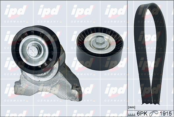 IPD 20-1804 - Set curea transmisie cu caneluri aaoparts.ro