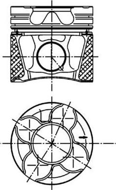 IPSA PI006600 - Piston aaoparts.ro