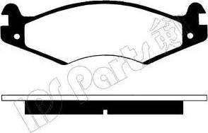 IPS Parts IBD-1059 - Set placute frana,frana disc aaoparts.ro