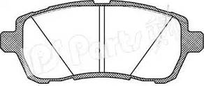 IPS Parts IBD-1304 - Set placute frana,frana disc aaoparts.ro