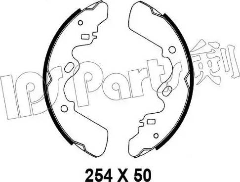 IPS Parts IBL-4901 - Sabot frana aaoparts.ro