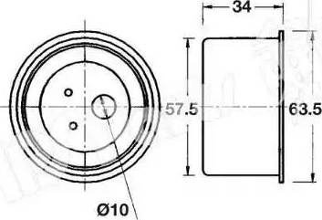 IPS Parts ITB-6515 - Mecanism tensionare, curea distributie aaoparts.ro