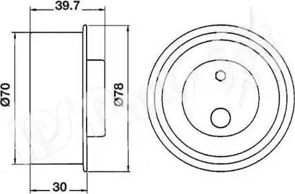 IPS Parts ITB-6H03 - Mecanism tensionare, curea distributie aaoparts.ro