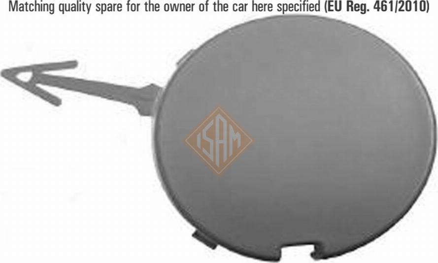I.S.A.M. 1045811 - Acoperire tampon,sistem de remorcare aaoparts.ro