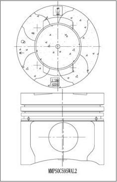 IZUMI MMPS0C595WAL2 - Piston aaoparts.ro