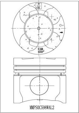 IZUMI MMPS0C598WAL2 - Piston aaoparts.ro