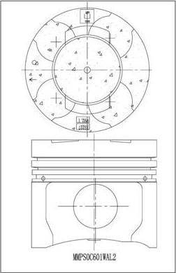 IZUMI MMPS0C601WAL2 - Piston aaoparts.ro