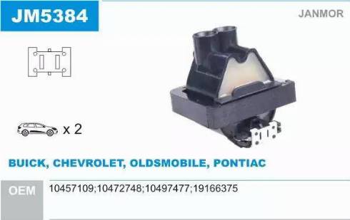 Janmor JM5384 - Bobina de inductie aaoparts.ro