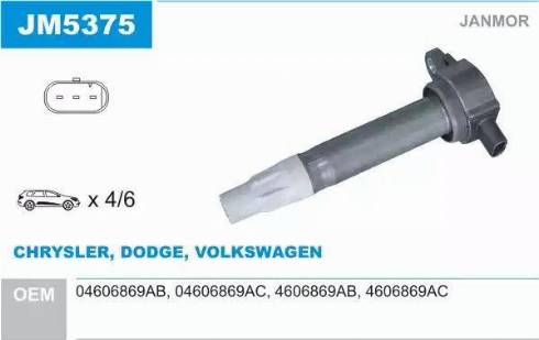 Janmor JM5375 - Bobina de inductie aaoparts.ro