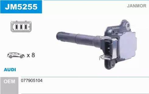 Janmor JM5255 - Bobina de inductie aaoparts.ro