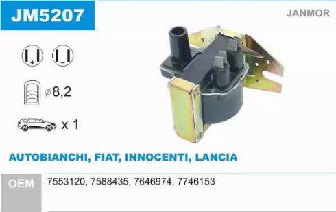 Janmor JM5207 - Bobina de inductie aaoparts.ro