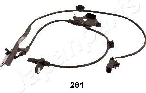 Japanparts ABS-281 - Senzor,turatie roata aaoparts.ro