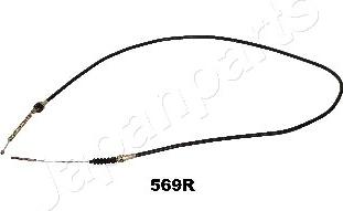 Japanparts BC-569R - Cablu, frana de parcare aaoparts.ro