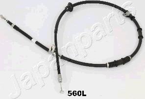 Japanparts BC-560L - Cablu, frana de parcare aaoparts.ro