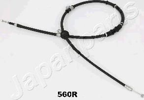Japanparts BC-560R - Cablu, frana de parcare aaoparts.ro